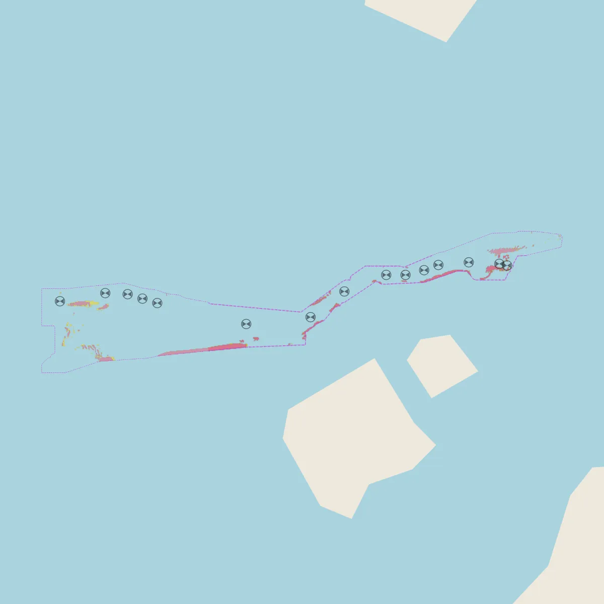 S-129 under-keel clearance in SoundCharts
