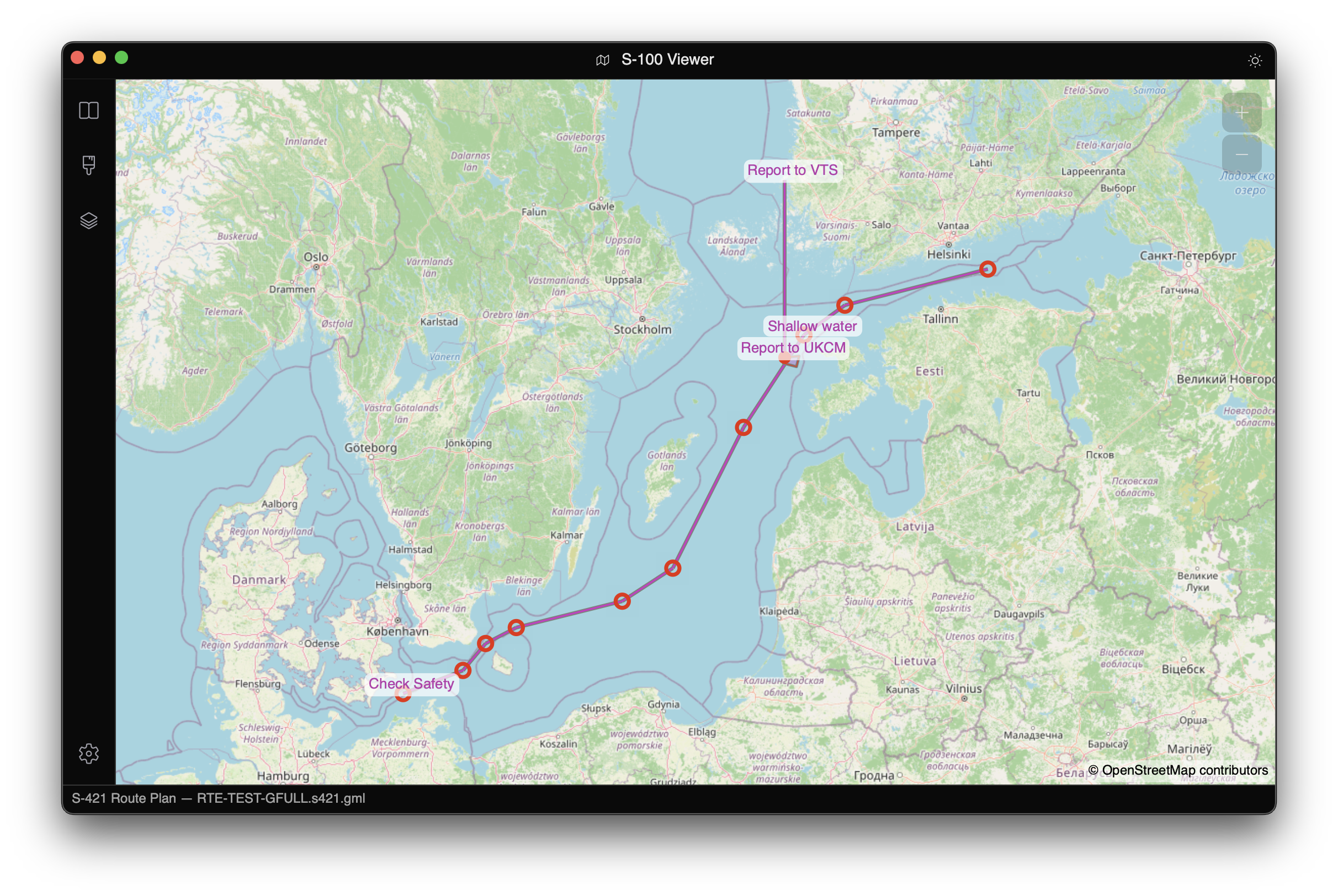 S-421 Route Plan